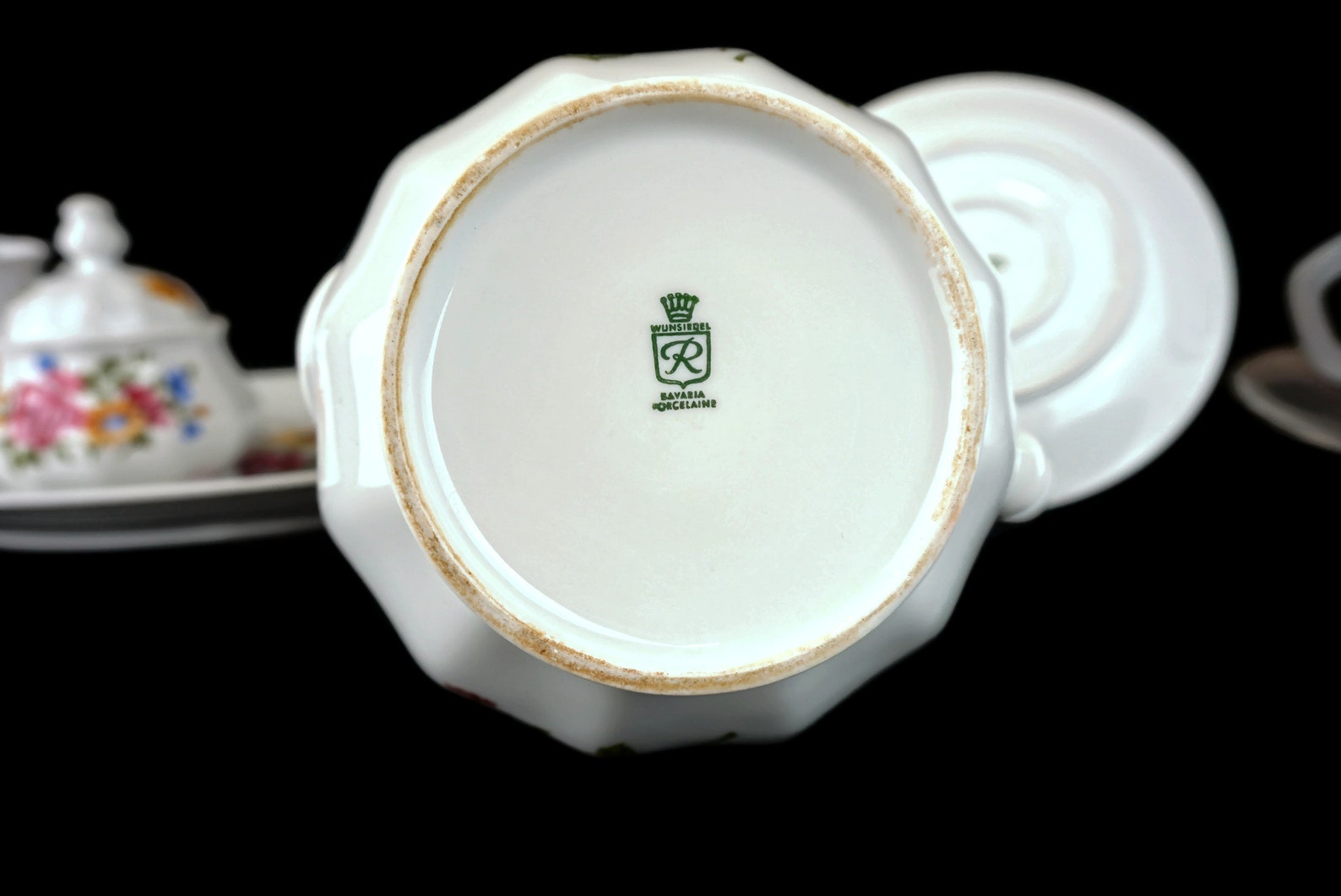 Vintage Porcelain Coffee Tea Set, Bavarian Porcelain Serving Breakfast ...