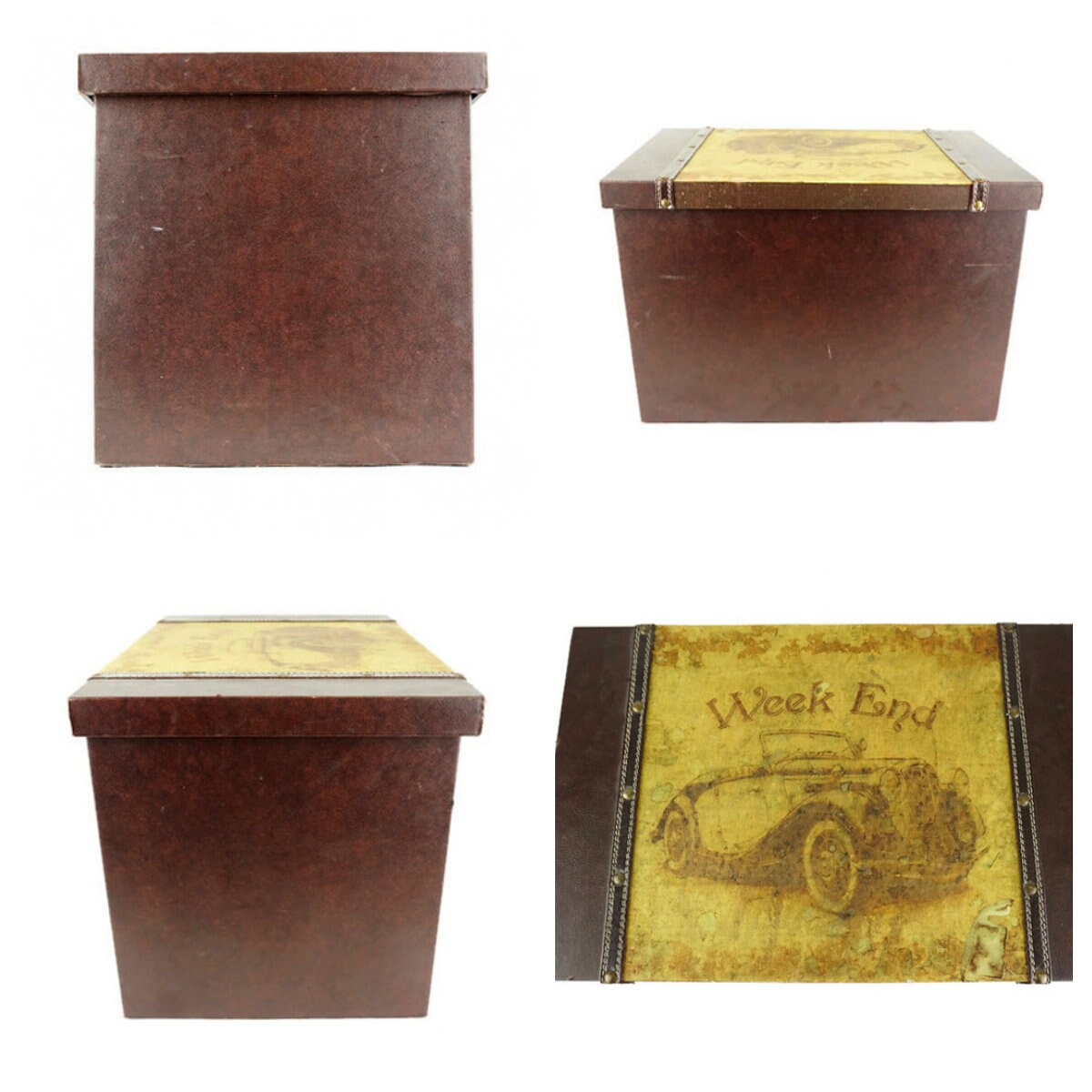 Vintage Large Storage Box Weekend Storage Box Wooden Retro Etsy