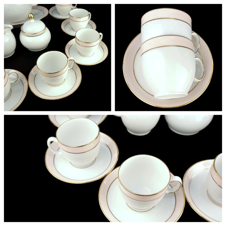 Vintage Porcelain Tea Coffee Set, Bavarian Porcelain Tea Coffee Set - Etsy
