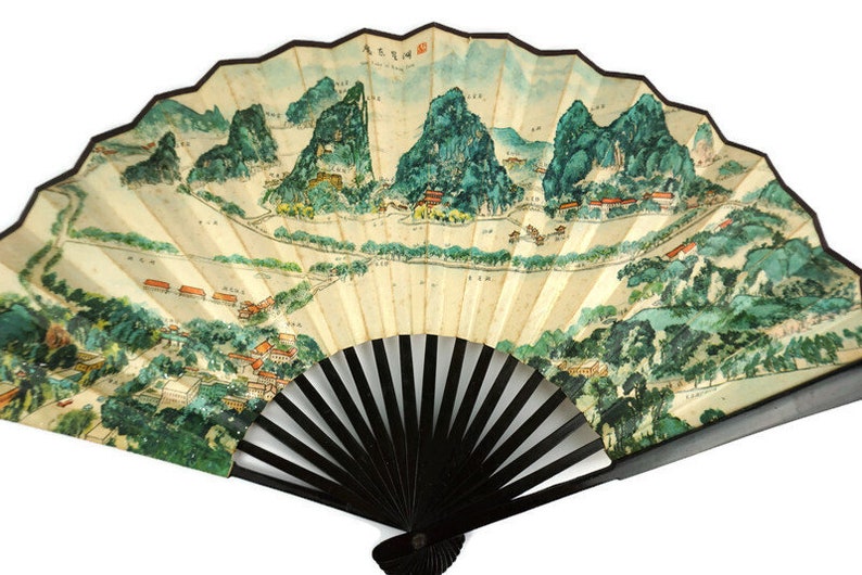 Vintage Chinese Hand Fan image 6