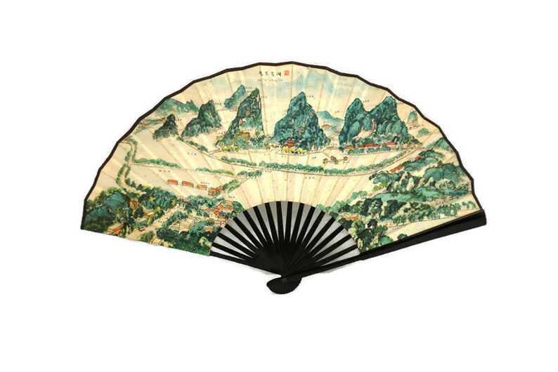 Vintage Chinese Hand Fan image 8