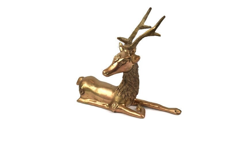 Brass Deer Figurines -  Singapore