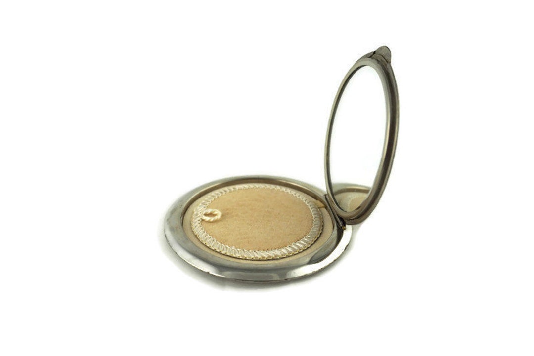 Vintage Compact Powder, French Compact Powder and Mirror, Notre Dame De ...