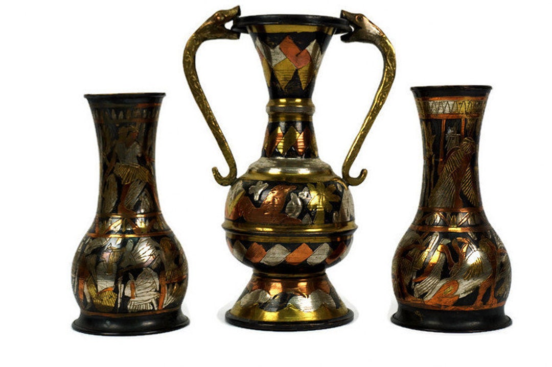 Antique Amphora Vase Set, Vintage Set Amphora and Vase Etsy