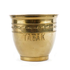 Vintage Brass Tobacco Storage Bowl