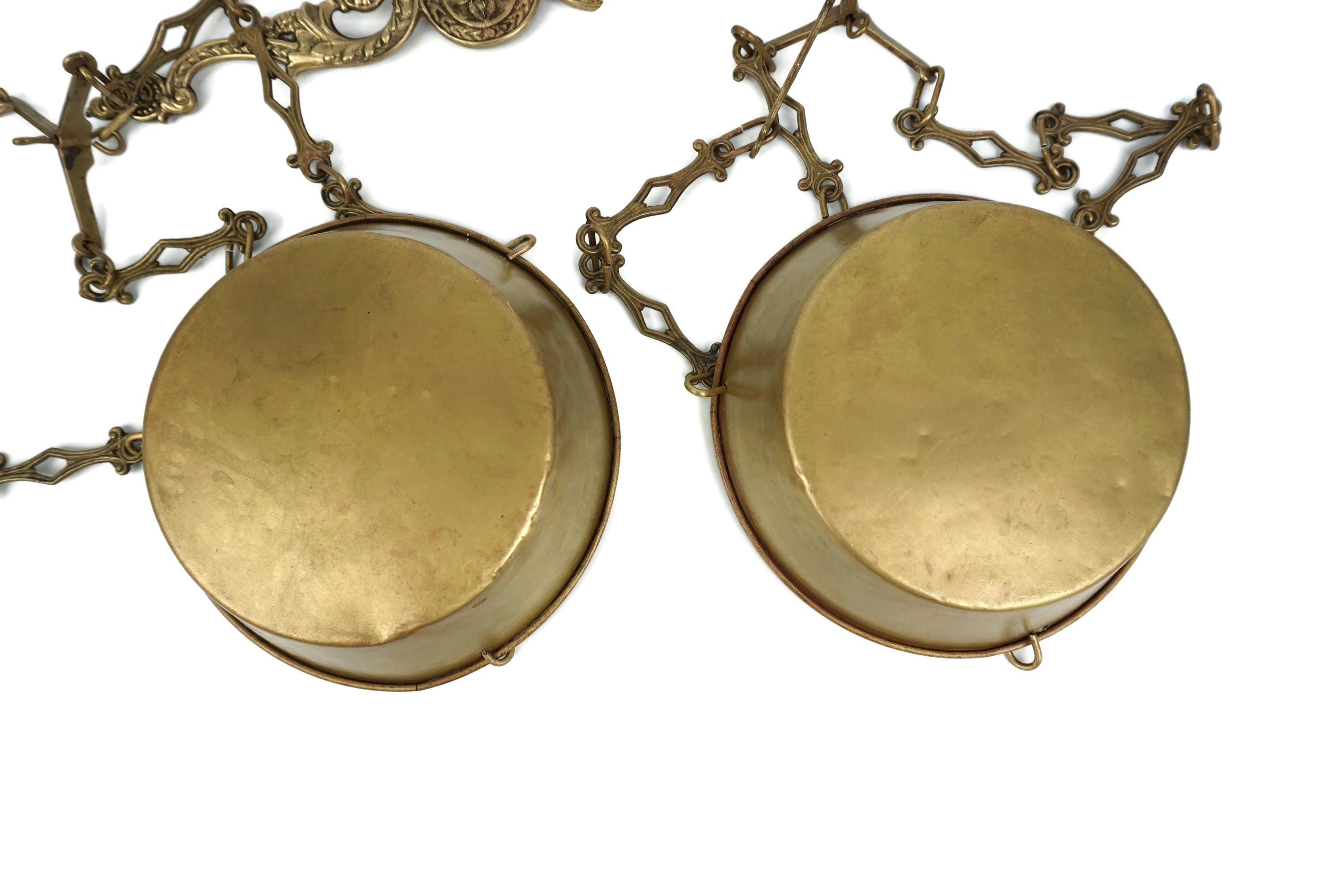 アンティーク真鍮製天秤、吊り下げ式真鍮製天秤 - Etsy 日本