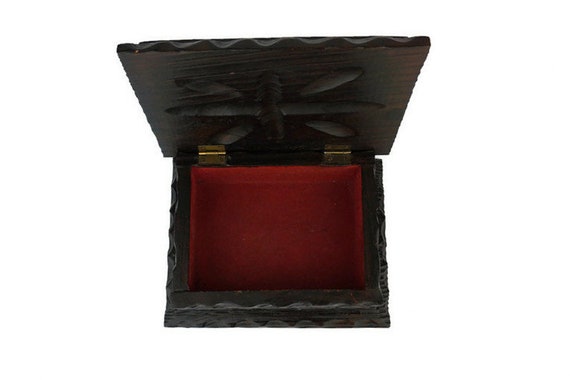 Antique Storage Box, Old Map Storage Box, Wooden … - image 9