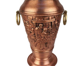 銅製の傘立て、室内装飾、イタリア製のユニークな銅の職人技 - Etsy 日本