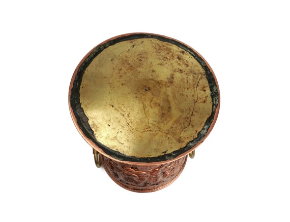 アンティーク傘立て、銅製傘立て、大型傘立て、手作り銅製傘立て