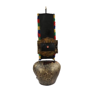 Antique Cow Bell, Vintage Cow Bell, Swiss Cow Bell, Tyrol Cow Bell, Bronze Cow Bell, Large Cow Bell