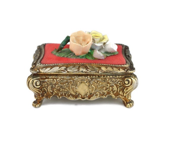 Antique Jewelry Box Vintage Jewelry Box Ornate Jewelry Box -  Canada