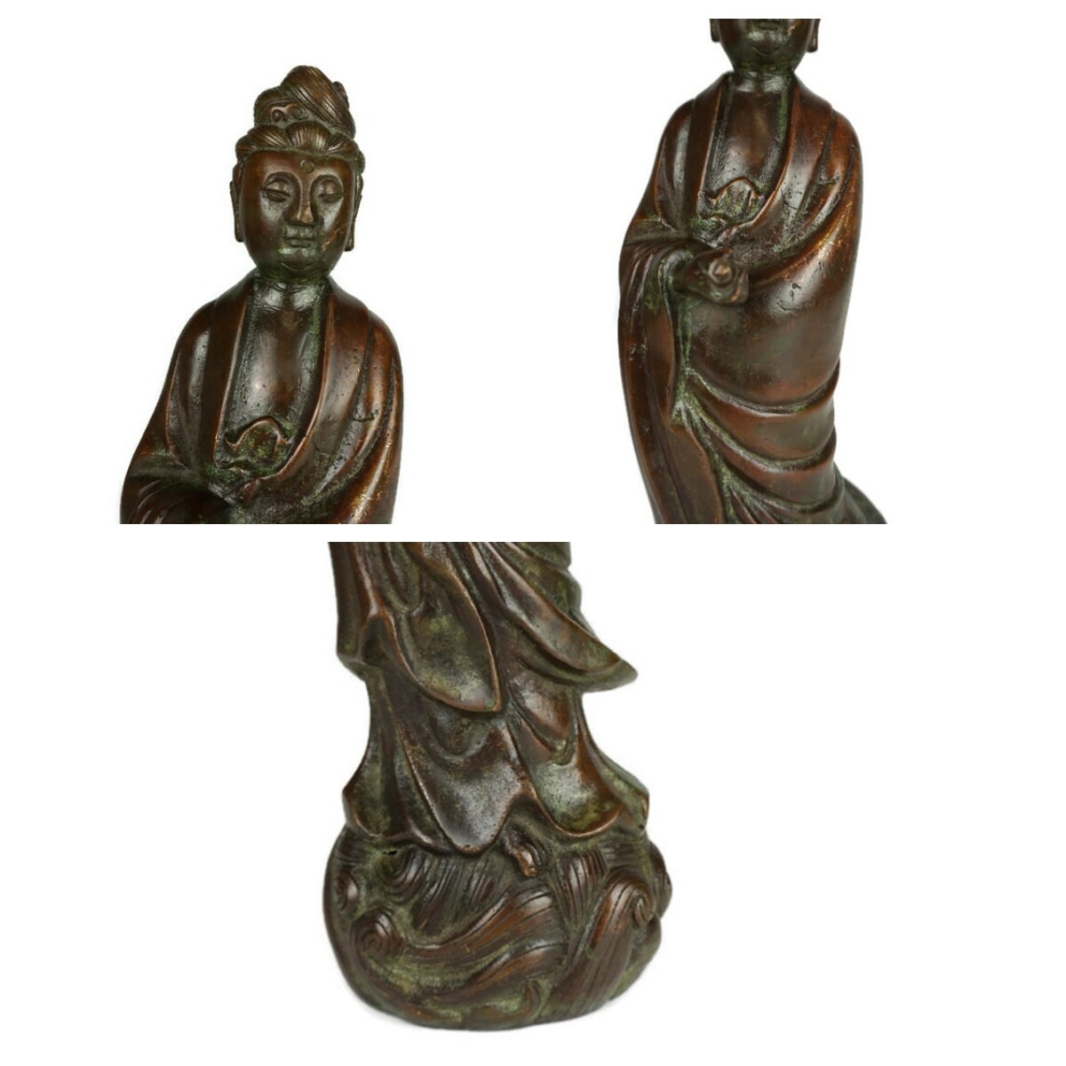 銅製　観音像　観音様　銅像　ブロンズ像　仏像　観音菩薩　骨董　古玩　中国 il_fullxfull.3476986558_rhbd.jpg