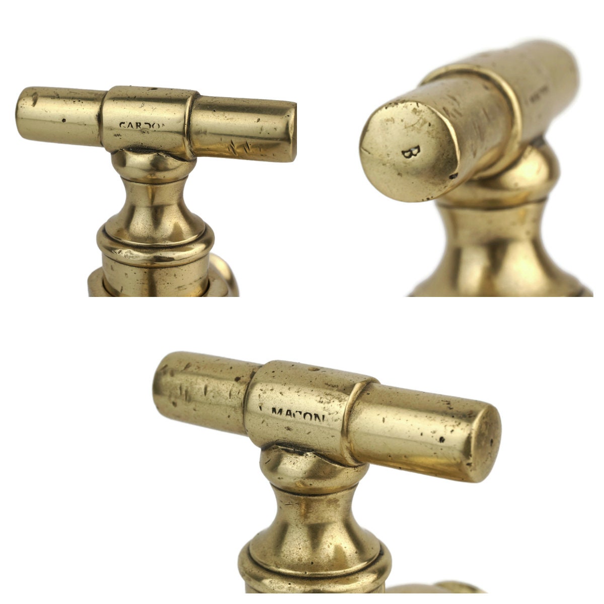 Robinet De Bière En Laiton Avec Joints - Pour Tonneau, Fût, Glacière - Doré, 12mm Filetage - Distributeur Boissons Camping, Pique-nique - 6