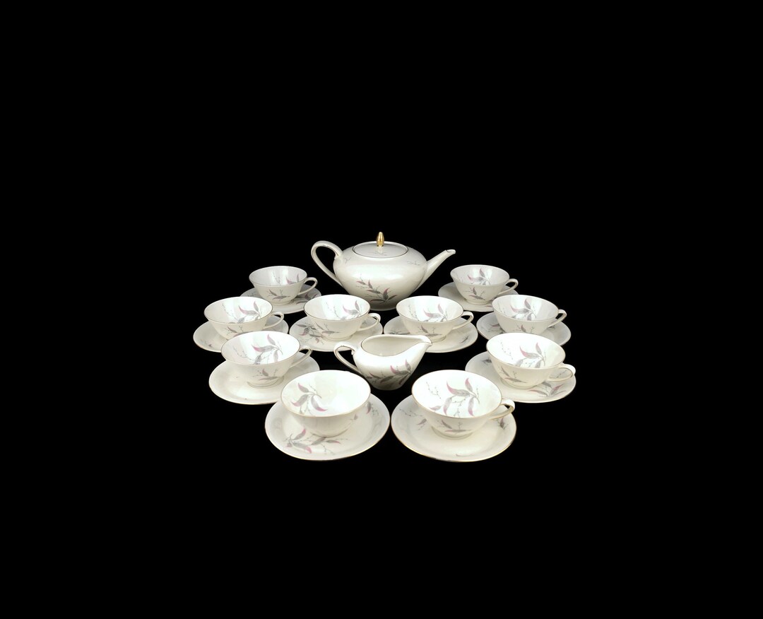 Vintage Porcelain Tea Coffee Set, Bavarian Porcelain Tea Coffee Set - Etsy