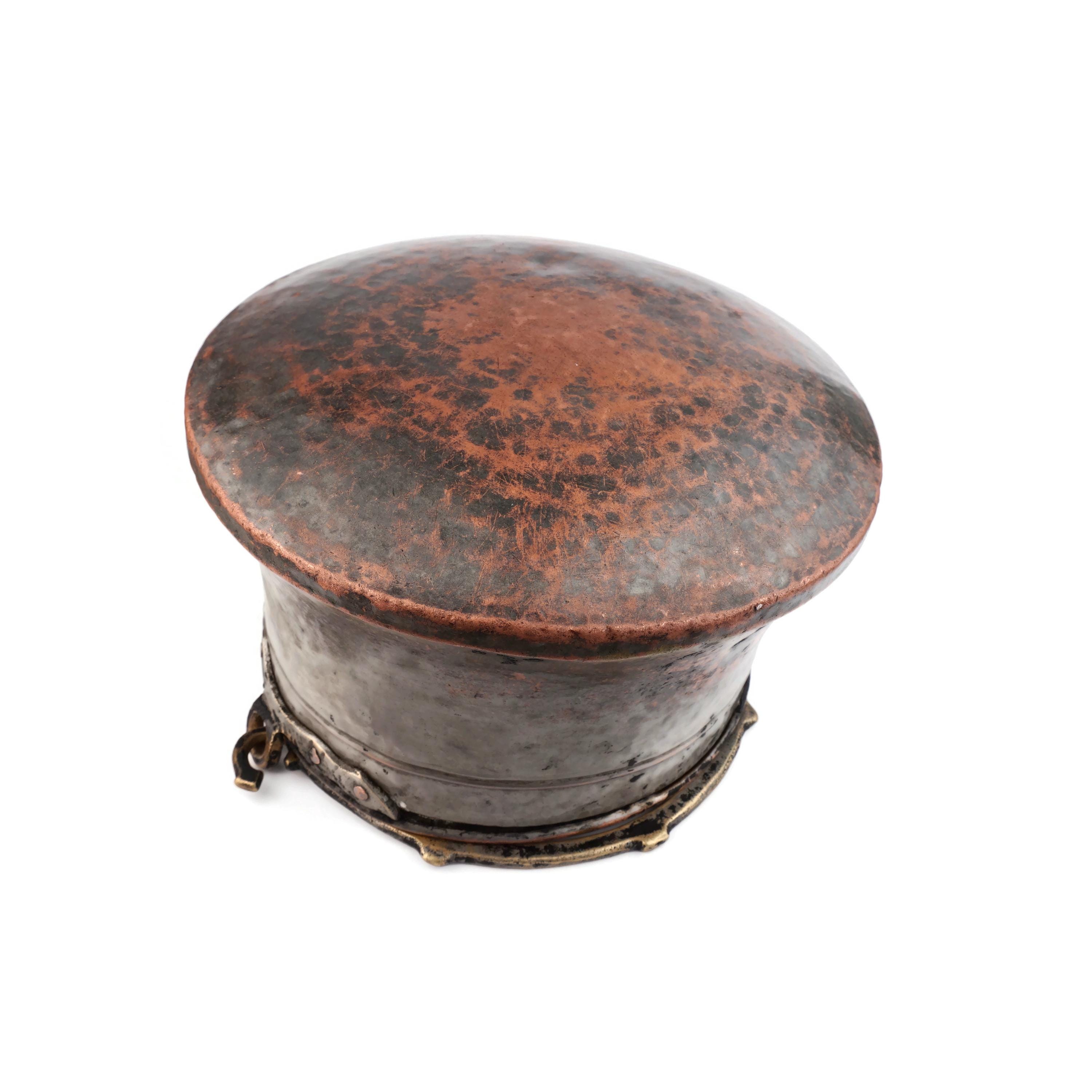 19th Century Copper Cauldron, Hand Hammered Copper Cauldron, Handmade ...