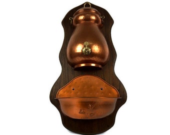 Vintage French Lavabo, Large Copper Fountain Lavabo France