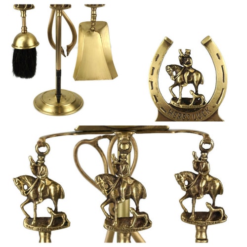 Brass Barbeque Tool Set, Fire Pit Tool Set, BBQ Tools shops Set England