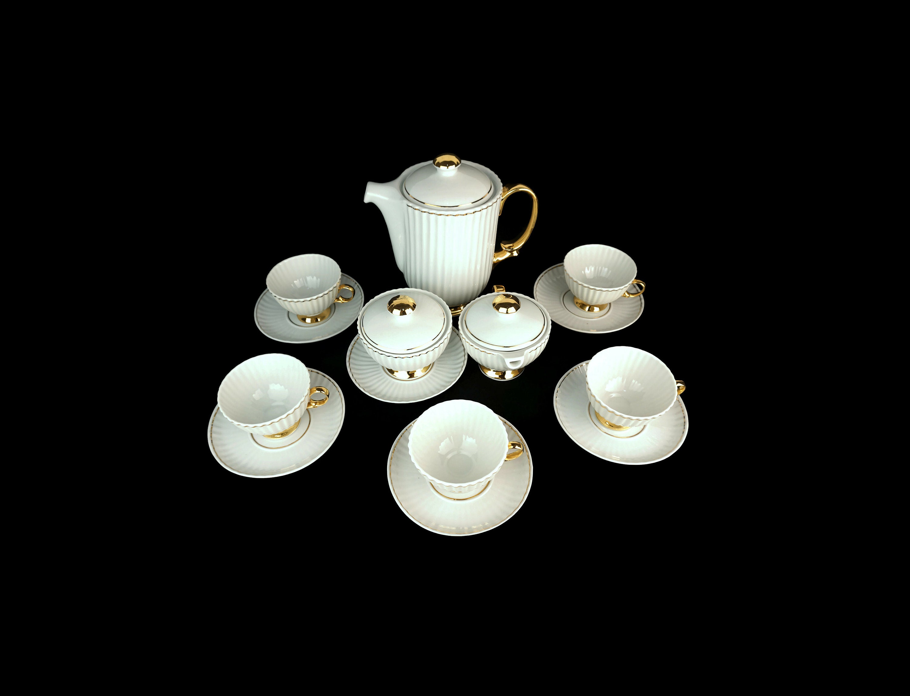 Vintage Porcelain Coffee Tea Set, Porcelain Coffee Tea Set - Etsy