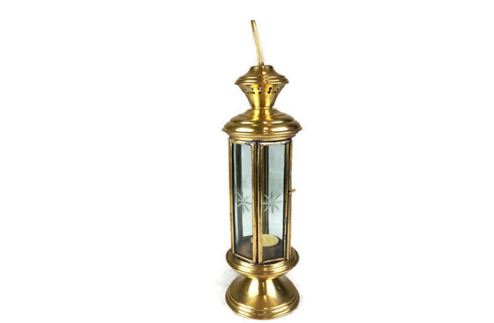 Hanging Brass Candle Torch Antique Brass Candle Holder Torch Etsy
