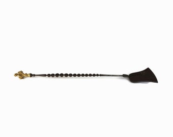 Pala para chimenea antigua, pala para chimenea de hierro del siglo XIX, accesorio para chimenea