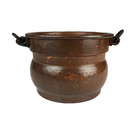 Vintage Copper Planter, Antique Copper Jardiniere With Iron Handle shops