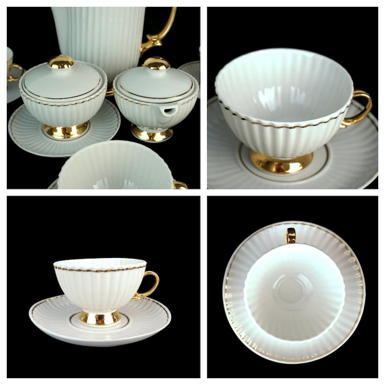 Vintage Porcelain Coffee Tea Set, Porcelain Coffee Tea Set - Etsy