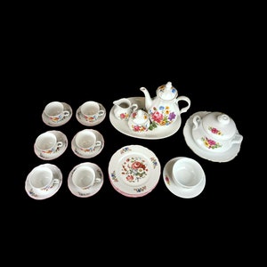 Vintage Porcelain Coffee Tea Set, Bavarian Porcelain Serving Breakfast ...