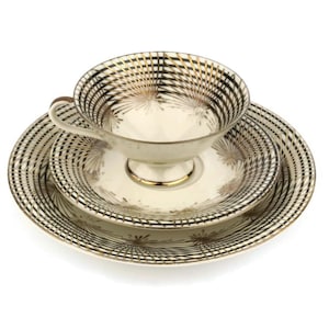 Porcelain Serving Breakfast Trio Set Bavaria Germany