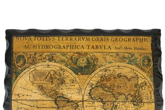 Antique Storage Box, Old Map Storage Box, Wooden … - image 7