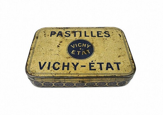 Vintage metal 2024 tin box