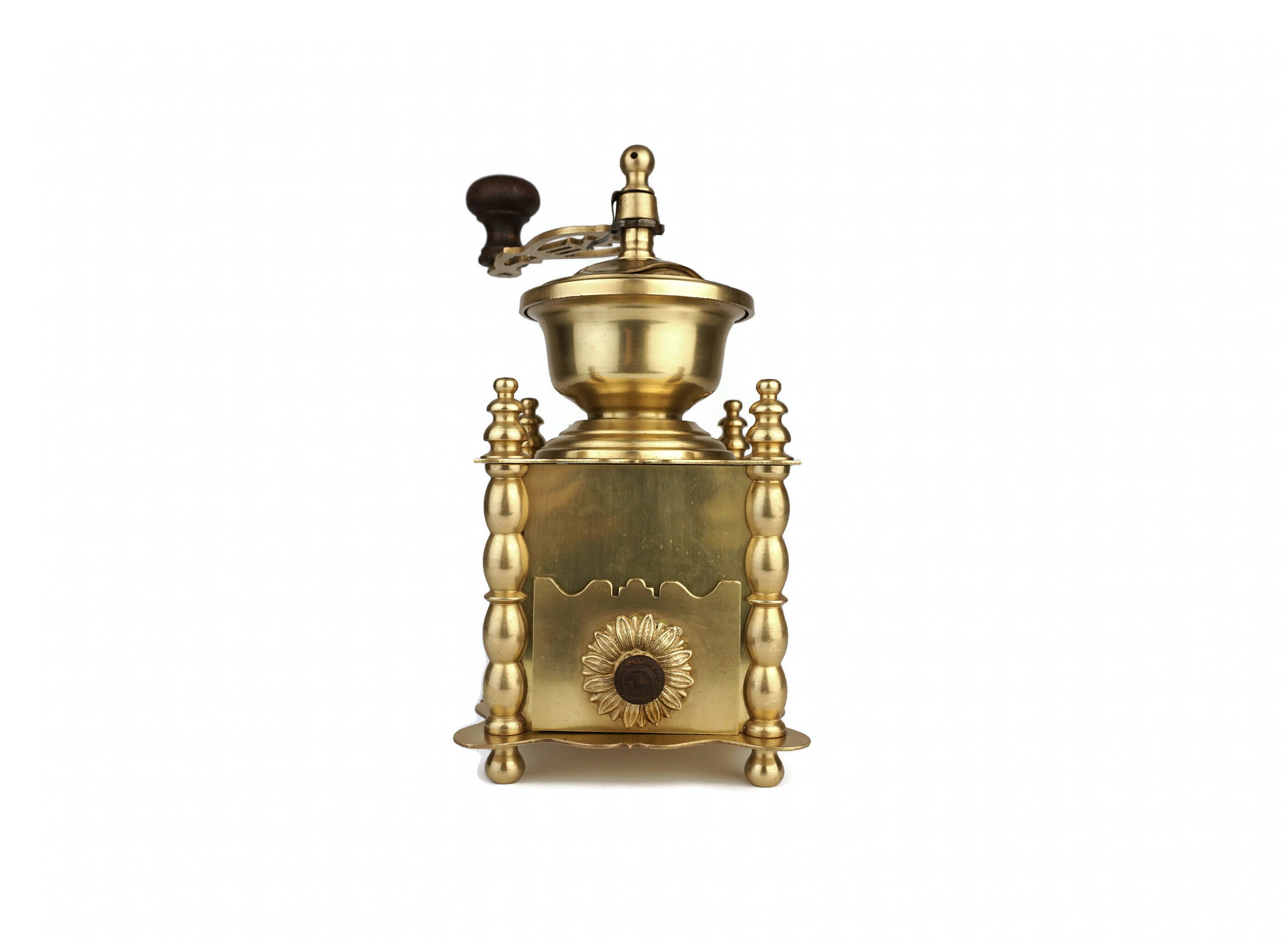 Antique Brass Coffee Grinder Vintage Brass Coffee Mill Etsy