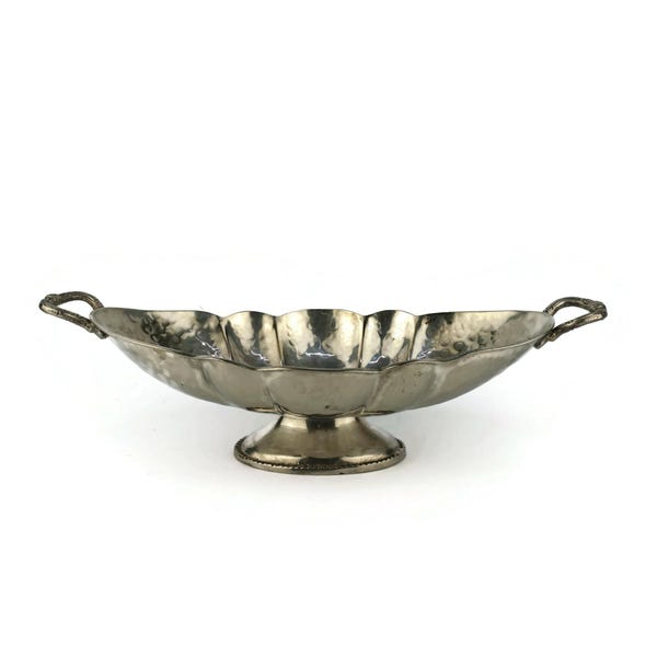 Antique Silver Plate Fruit Bowl, Fruit Serving Basket, Silver Plated Fruits Tray