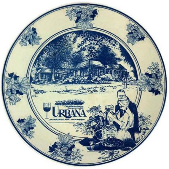 ヴィンテージデルフトセラミック壁掛けプレート、コレクター向け