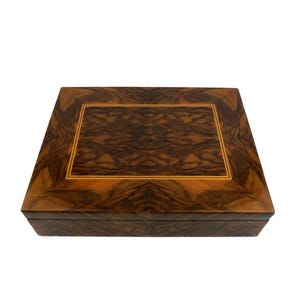 Wooden Cigar Box, Antique Cigar Box, Cigar Storage Box