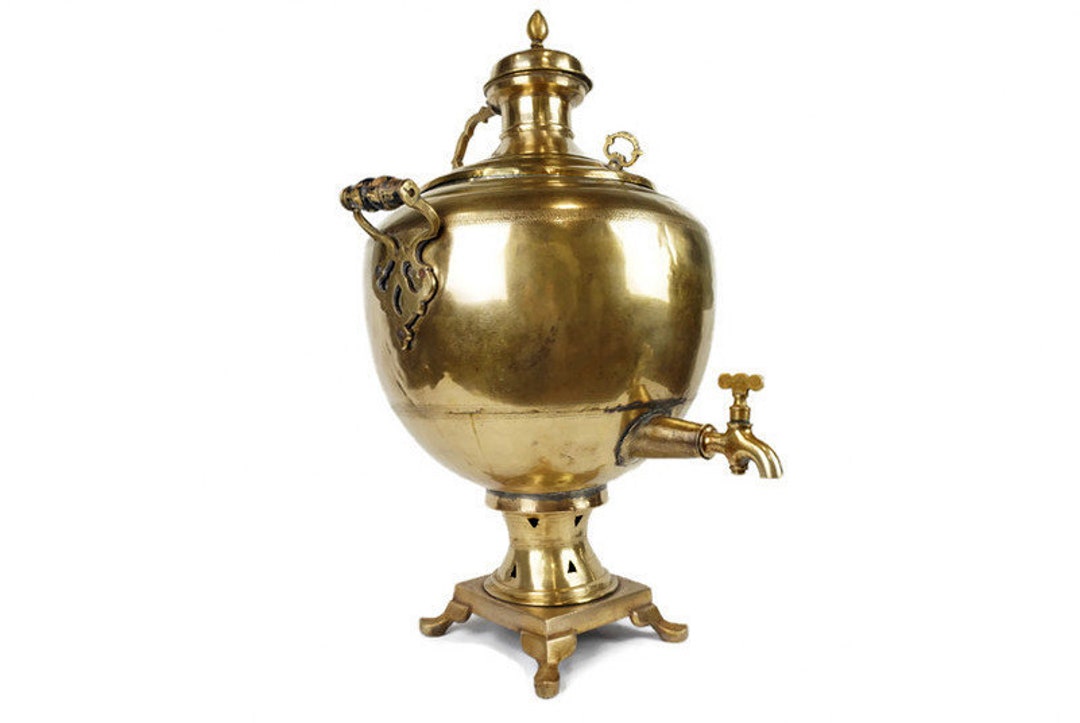 ロシアアンティーク　ヴィンテージ雑貨　サモワール　置物　コード無し ロシアアンティーク ヴィンテージ雑貨 サモワール 置物 コード無し