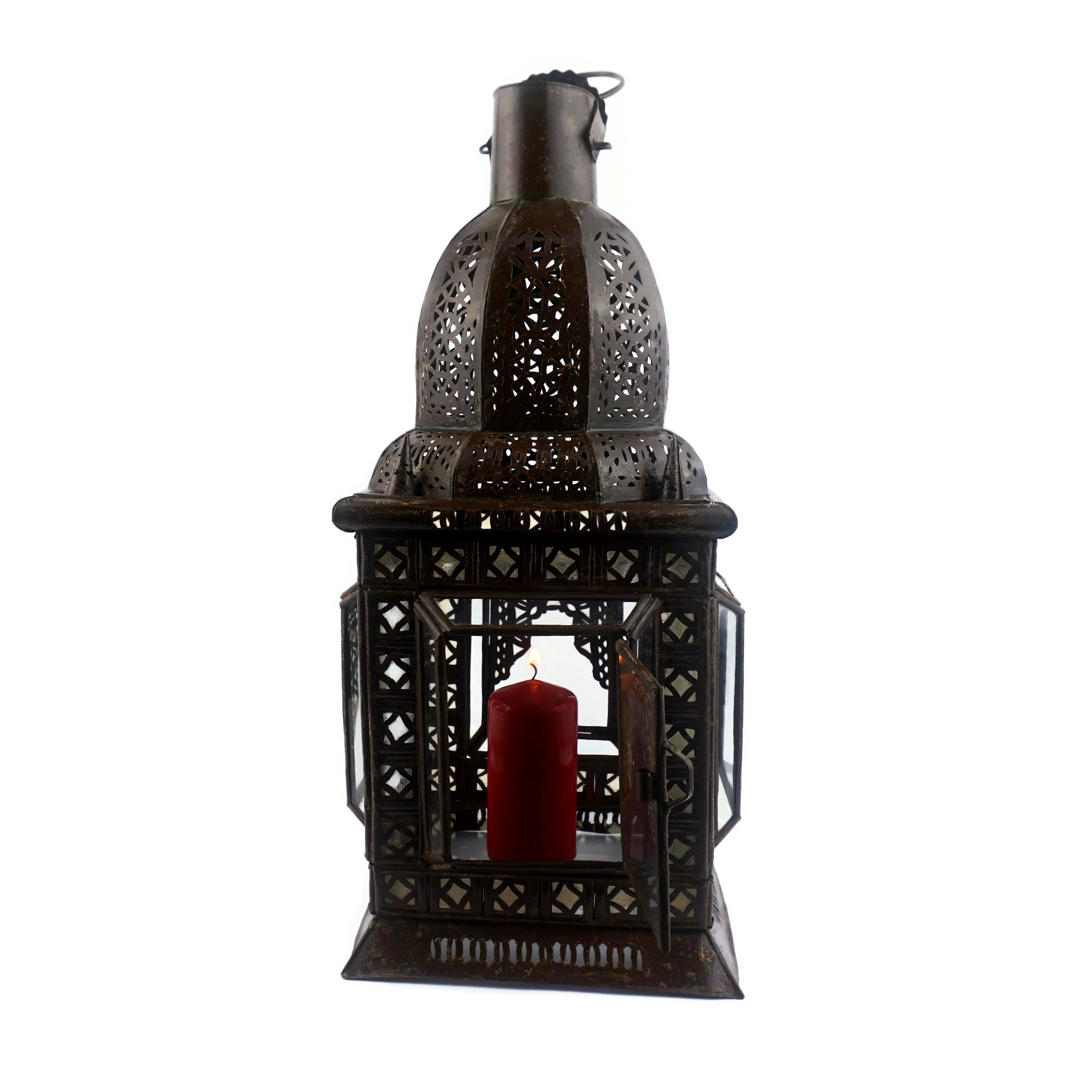 Moroccan Candle Lantern, Antique Hanging Lantern, Portal Door