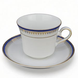 Vintage Porzellan Kaffeetasse Bavaria, Winterling Germany Tasse Mit Teller