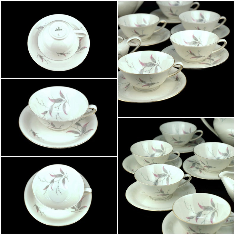 Vintage Porcelain Tea Coffee Set, Bavarian Porcelain Tea Coffee Set - Etsy