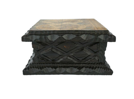 Antique Storage Box, Old Map Storage Box, Wooden … - image 3