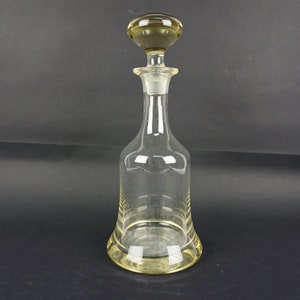 Vintage Glass Bottle, Collectible Wine Decanter, Liqueur Carafe
