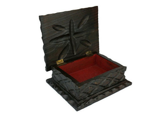 Antique Storage Box, Old Map Storage Box, Wooden … - image 8