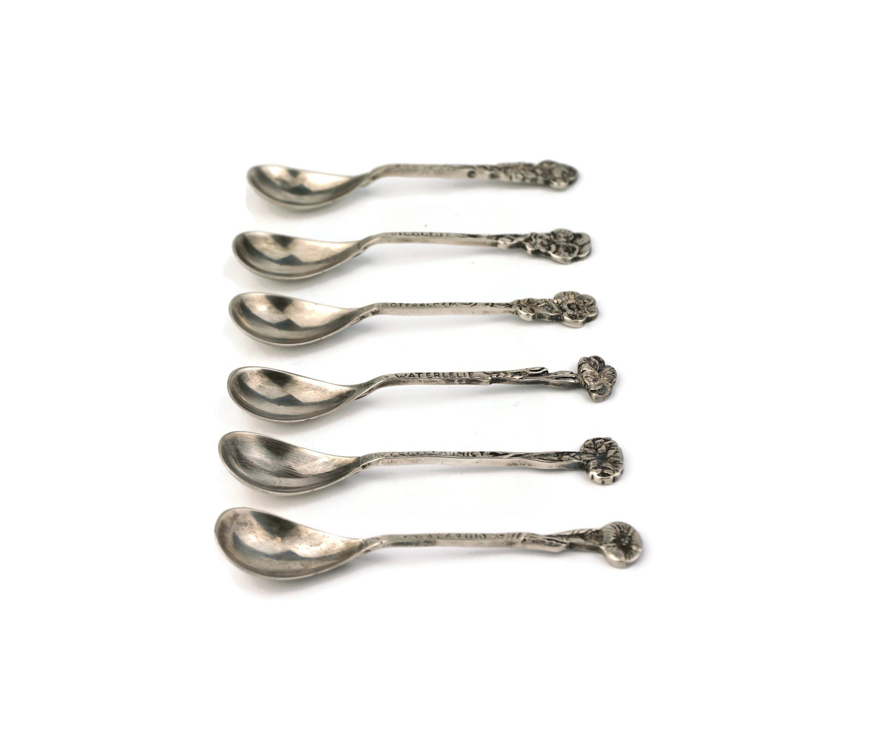 AG 800 銀製スプーン 装飾柄 Silver 800 spoon - Etsy 日本