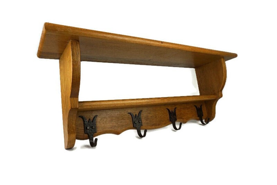Vintage Wooden Coat Rack, Wooden Coat Hanger Etsy