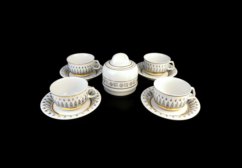Vintage Porcelain Coffee Tea Set, Porcelain Coffee Tea Set - Etsy
