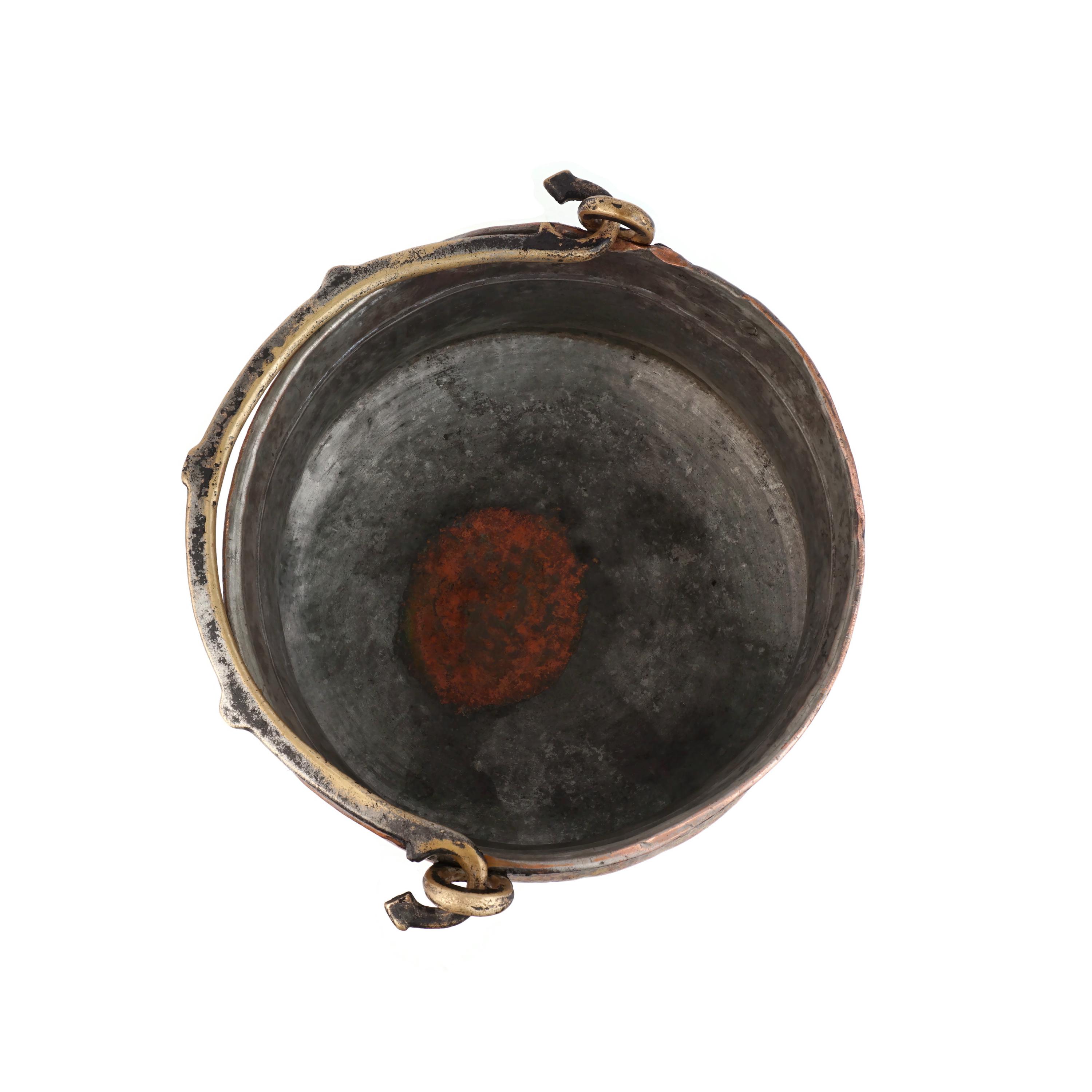 19th Century Copper Cauldron, Hand Hammered Copper Cauldron, Handmade ...