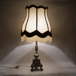 Antique Table Lamp, Horses Table Lamp, Victorian Large Table Lamp image 2