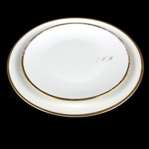 Limoges Porcelain Dining Plates France