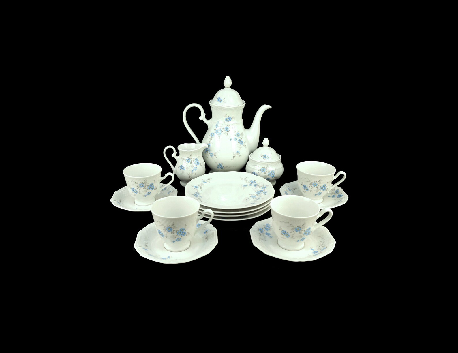 Vintage Porcelain Tea Coffee Set, Bavarian Porcelain Tea Coffee Set - Etsy