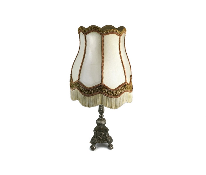 Antique Table Lamp, Horses Table Lamp, Victorian Large Table Lamp image 6