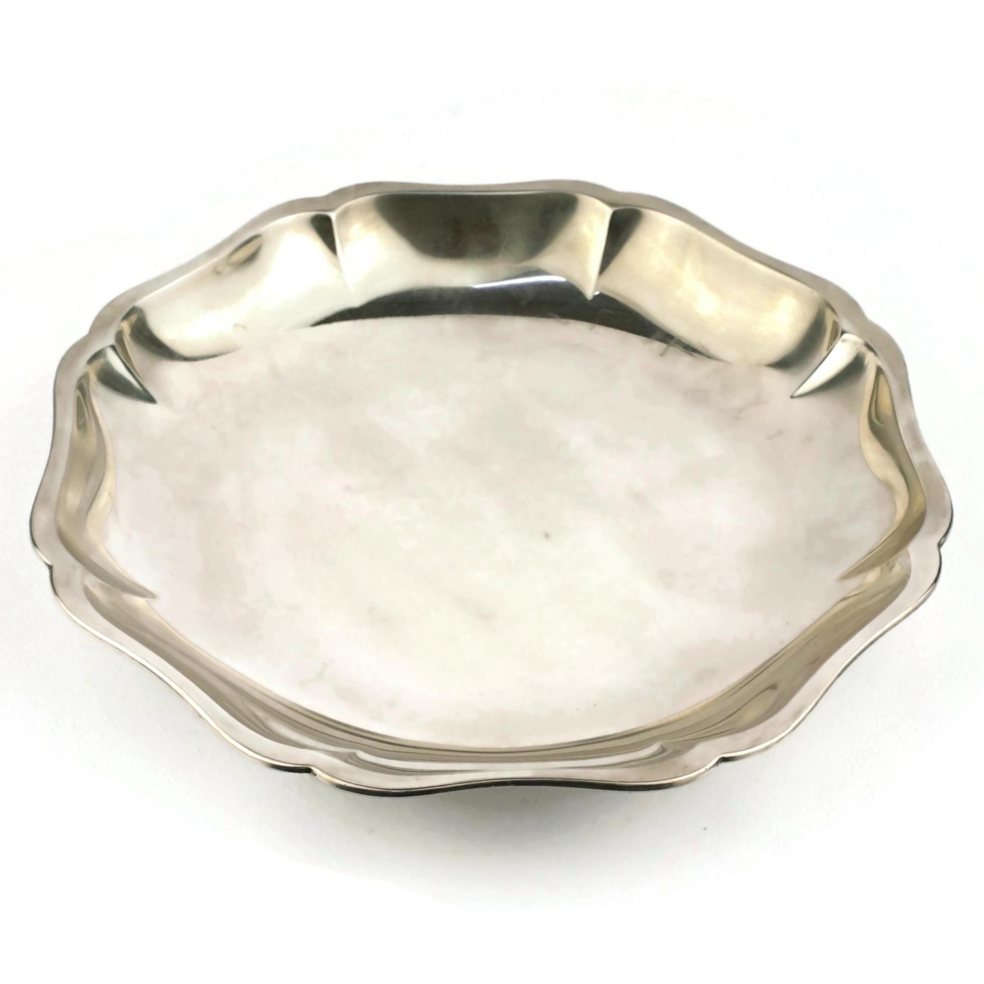 Vintage Silver Plated Dining Bowl, Silver Plated Plate, Fruits Bowl